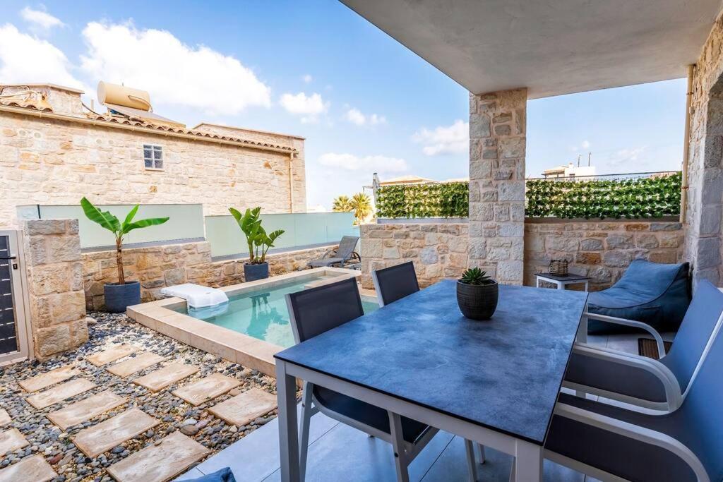 Zefyros Suite , Seafront Retreat ! Pánormos 外观 照片