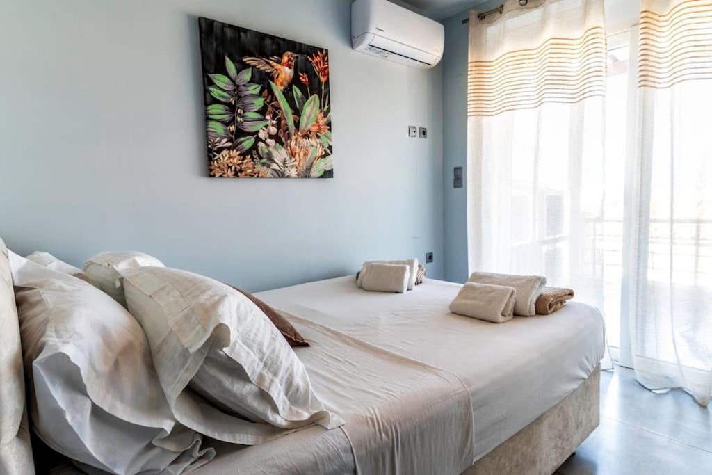 Zefyros Suite , Seafront Retreat ! Pánormos 外观 照片