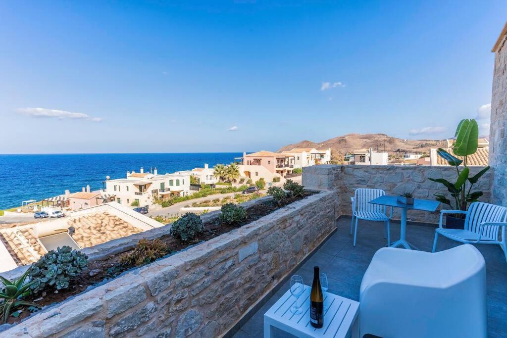 Zefyros Suite , Seafront Retreat ! Pánormos 外观 照片