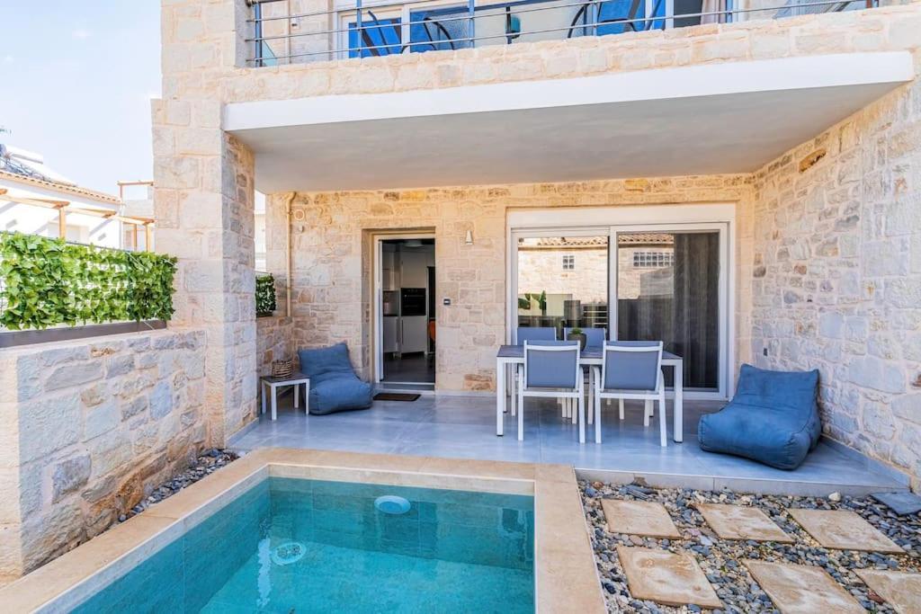 Zefyros Suite , Seafront Retreat ! Pánormos 外观 照片